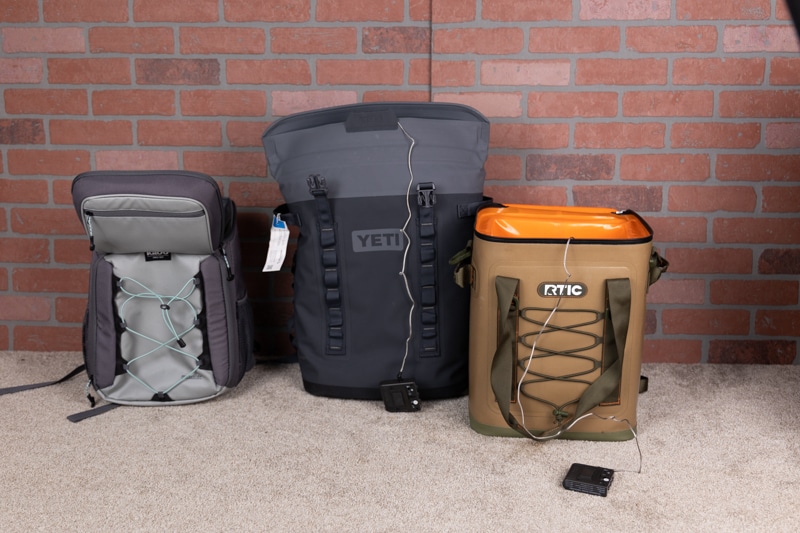 Yeti Hopper M20 compared to rtic backpack and Icemule pro